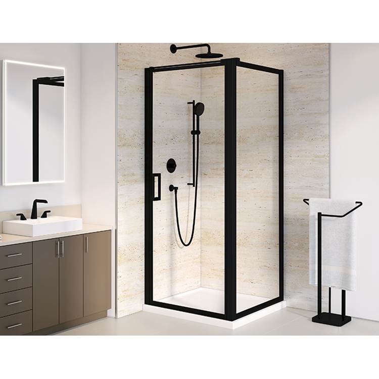 Fleurco Corner Shower Doors item ELECP2348-33-40-79