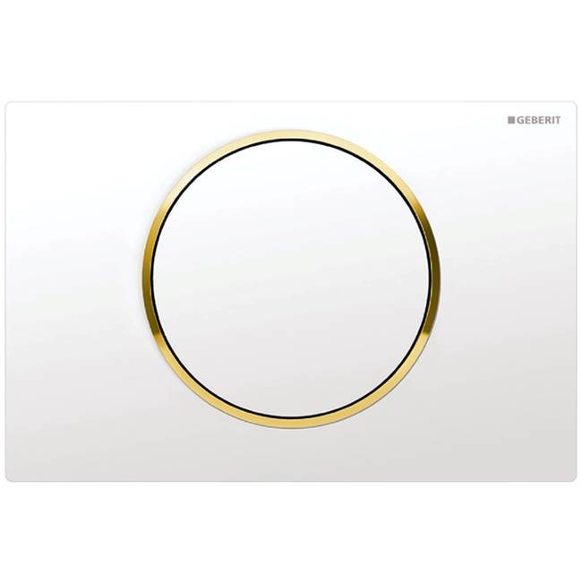 SPS Companies, Inc.GeberitGeberit actuator plate Sigma10 for stop-and-go flush: white / gold-plated / white