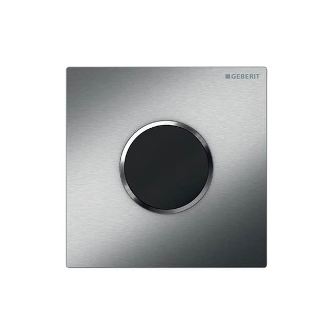 SPS Companies, Inc.GeberitGeberit urinal flush control with electronic flush actuation, battery operation, cover plate type 10: stainless steel brushed/polished/brushed