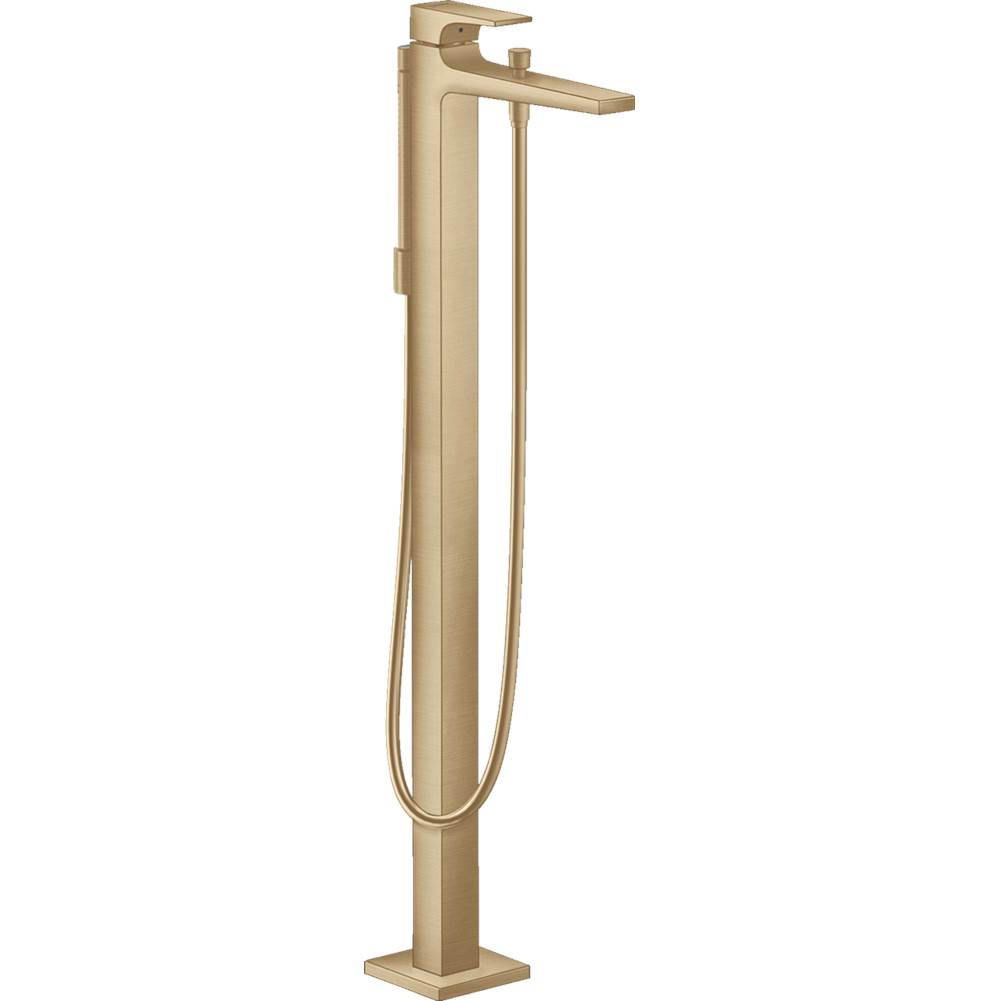 SPS Companies, Inc.HansgroheMetropol Freestanding Tub Filler Trim with Lever Handle and 1.75 GPM Handshower in Brushed Bronze
