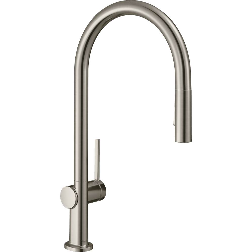 SPS Companies, Inc.HansgroheTalis N HighArc Kitchen Faucet, O-Style 2-Spray Pull-Down with sBox, 1.75 GPM in Steel Optic