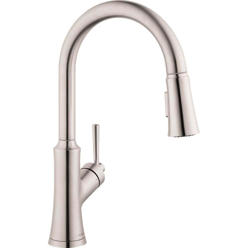 SPS Companies, Inc.HansgroheJoleena HighArc Kitchen Faucet, 2-Spray Pull-Down, 1.75 GPM in Steel Optic