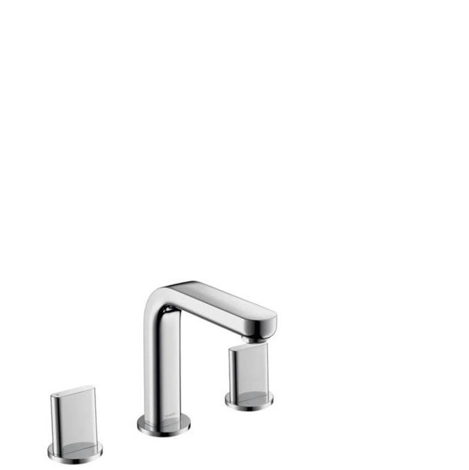SPS Companies, Inc.HansgroheMetris S Widespread Faucet 100 with Full Handles and Pop-Up Drain, 1.2 GPM in Chrome