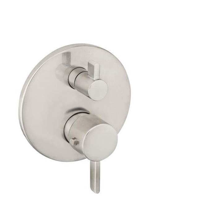 SPS Companies, Inc.HansgroheEcostat Thermostatic Trim S with Volume Control and Diverter in Brushed Nickel