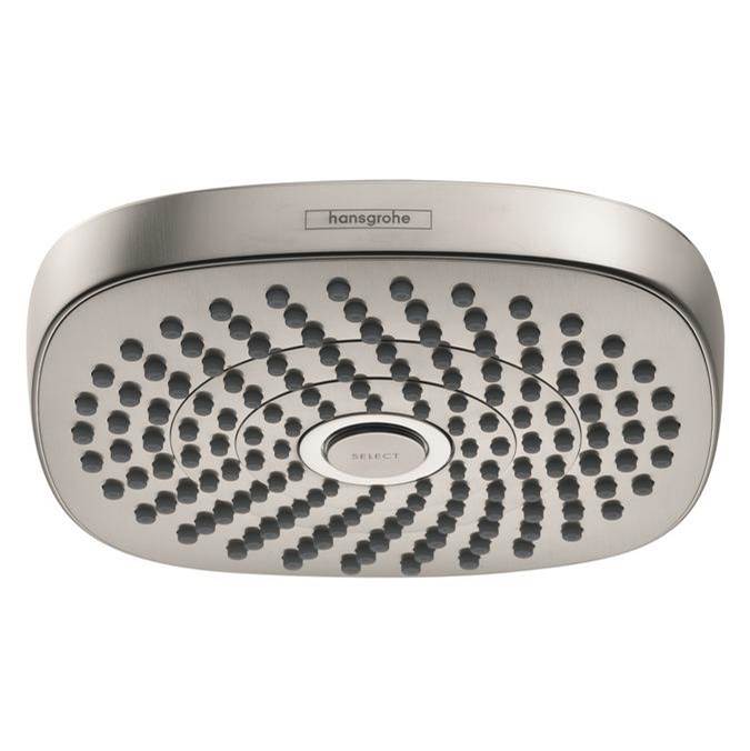 SPS Companies, Inc.HansgroheCroma Select E Showerhead 180 2-Jet, 1.8 GPM in Brushed Nickel