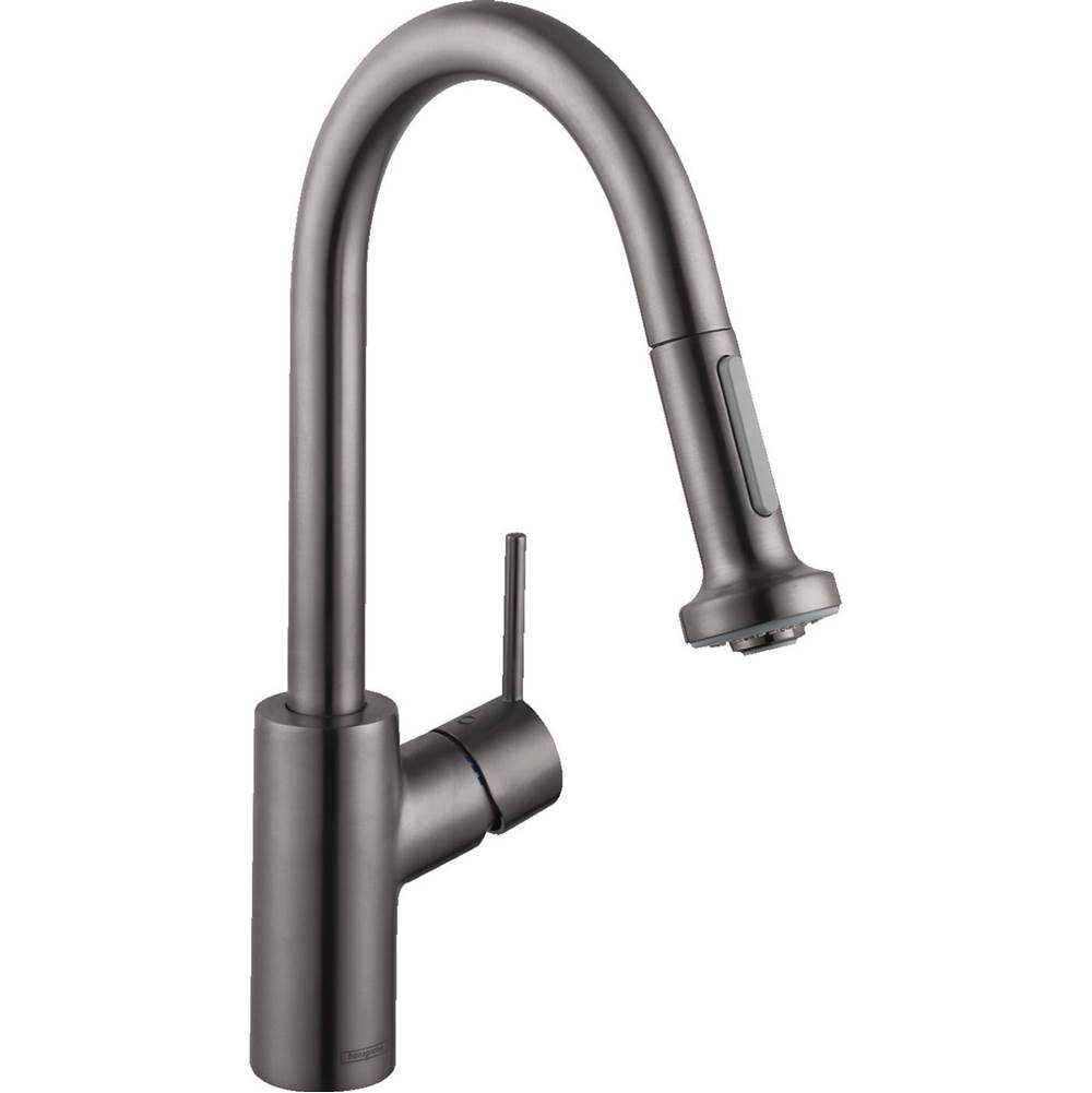 SPS Companies, Inc.HansgroheTalis S² Prep Kitchen Faucet, 2-Spray Pull-Down, 1.75 GPM in Brushed Black Chrome
