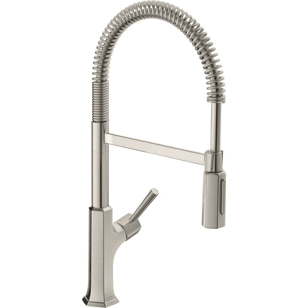 SPS Companies, Inc.HansgroheLocarno Semi-Pro Kitchen Faucet, 2-Spray, 1.75 GPM in Steel Optic