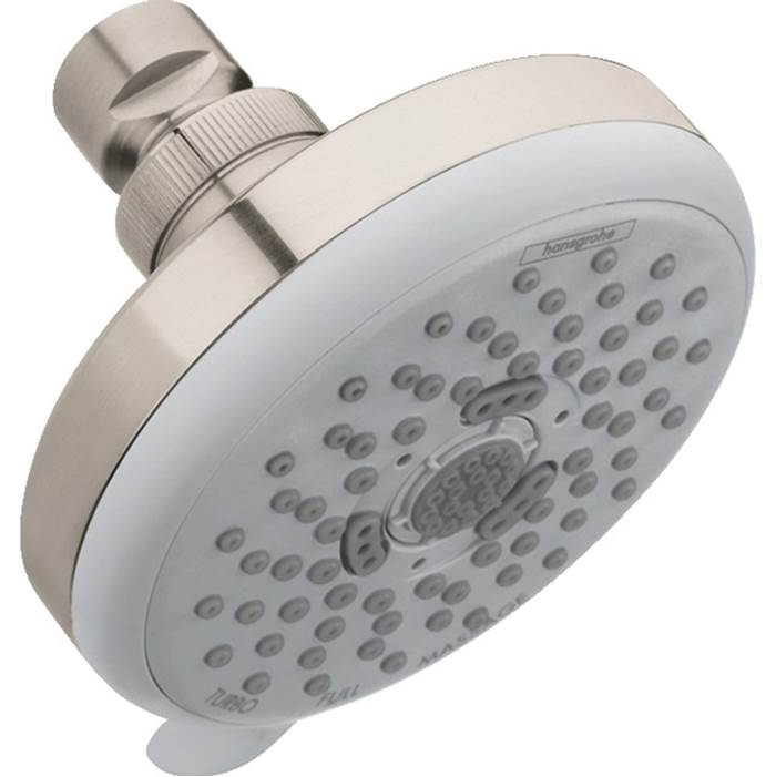 SPS Companies, Inc.HansgroheCroma 100 Showerhead E 3-Jet, 1.5 GPM in Brushed Nickel