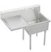 Just Manufacturing - NSFB124-24L-0-J - Floor Mount Laundry and Utility Sinks