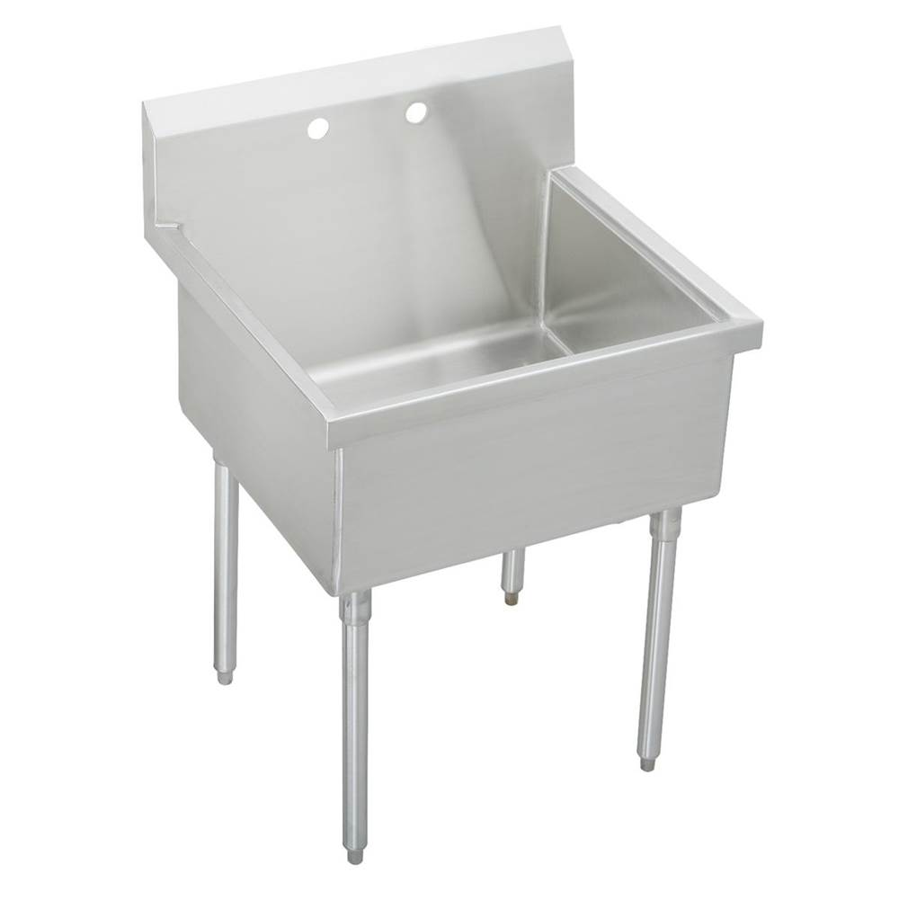 Just Manufacturing Floor Mount Laundry And Utility Sinks item NSFB136-2-J