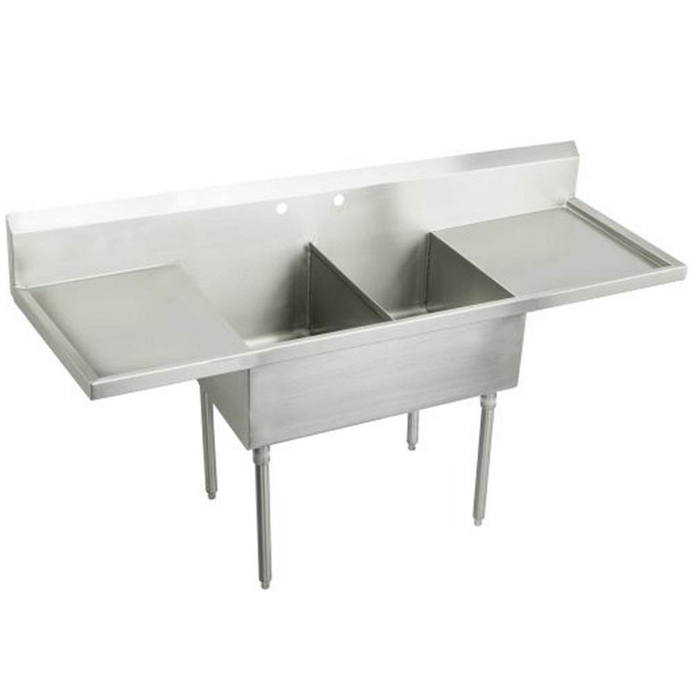 Just Manufacturing Floor Mount Laundry And Utility Sinks item NSFB230-24RL-2-J