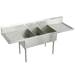Just Manufacturing - NSFB354-24RL-2-J - Floor Mount Laundry and Utility Sinks