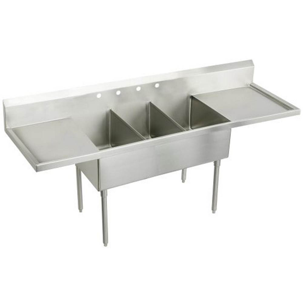Just Manufacturing Floor Mount Laundry And Utility Sinks item NSFB372-24RL-222-J