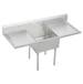Just Manufacturing - SB124-24RL-2-J - Floor Mount Laundry and Utility Sinks