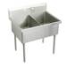 Just Manufacturing - SB248-0-J - Floor Mount Laundry and Utility Sinks