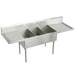 Just Manufacturing - SB354-24RL-2-2-J - Floor Mount Laundry and Utility Sinks