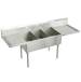 Just Manufacturing - SB360-24RL-2-2-J - Floor Mount Laundry and Utility Sinks