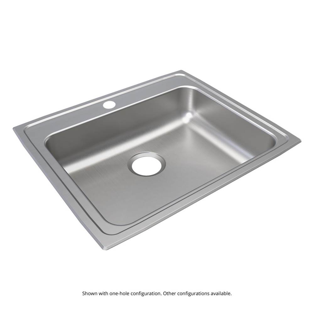 SPS Companies, Inc.Just ManufacturingStainless Steel 25'' x 21-1/4'' x 5-1/2'' 4-Hole Single Bowl Drop-in ADA Sink