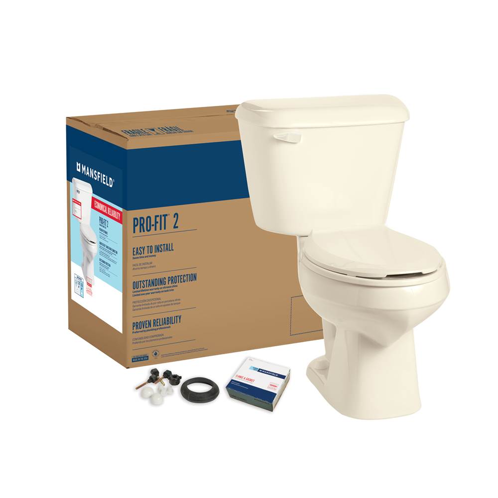 SPS Companies, Inc.Mansfield PlumbingPro-Fit 2 1.28 Elongated Complete Toilet Kit