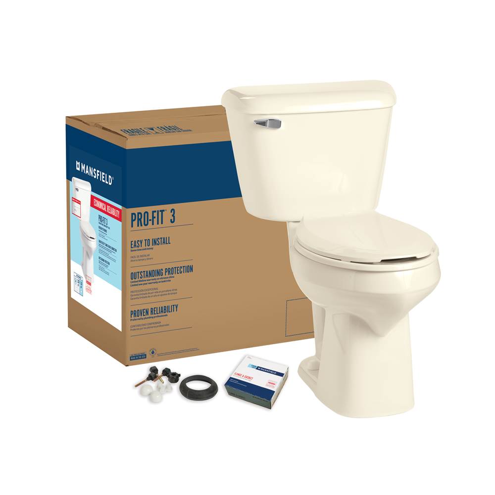 SPS Companies, Inc.Mansfield PlumbingPro-Fit 3 1.6 Elongated SmartHeight Complete Toilet Kit