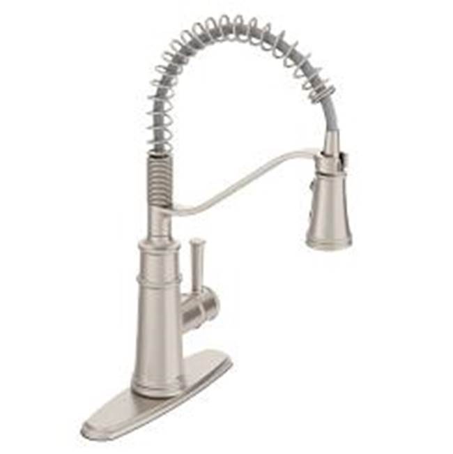 SPS Companies, Inc.MoenSpot Resist Stainless One-Handle Pulldown Kitchen Faucet
