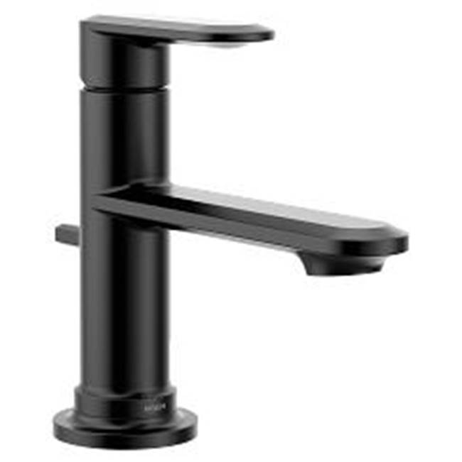 SPS Companies, Inc.MoenMatte black one-handle bathroom faucet