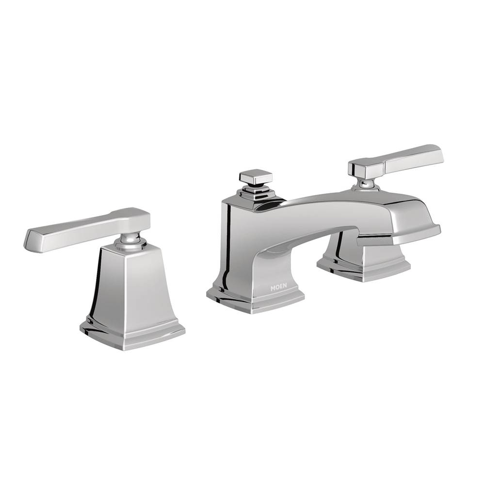 SPS Companies, Inc.MoenBoardwalk Two-Handle Widespread Bathroom Faucet Trim Kit, Valve Required, Chrome