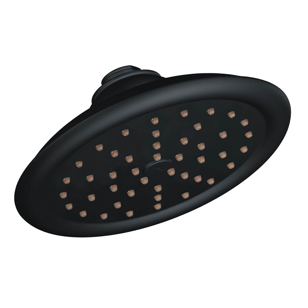 SPS Companies, Inc.MoenExactTemp 7'' One-Function Rainshower Showerhead with Immersion Technology at 2.5 GPM Flow Rate, Wrought Iron