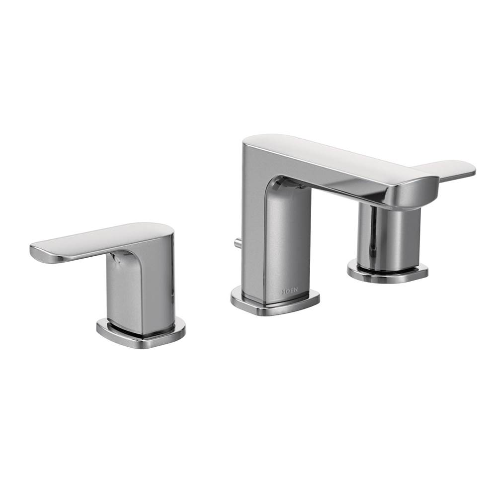 SPS Companies, Inc.MoenRizon Two-Handle Widespread Bathroom Faucet, Valve Required, Chrome