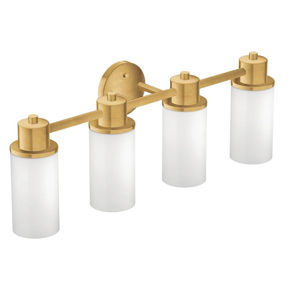 SPS Companies, Inc.MoenBrushed Gold Four Globe Bath Light