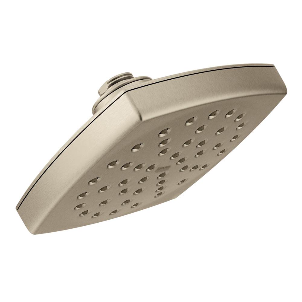 SPS Companies, Inc.MoenVoss 6'' Single-Function Rainshower Showerhead with Immersion Technology at 2.5 GPM Flow Rate, Brushed Nickel