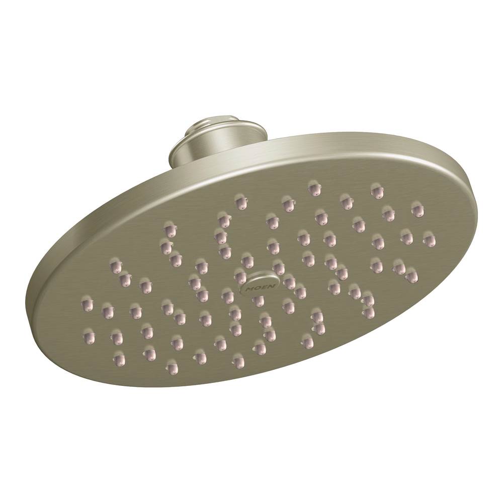SPS Companies, Inc.Moen8'' Single-Function Rainshower Showerhead with Immersion Technology at 2.5 GPM Flow Rate, Brushed Nickel