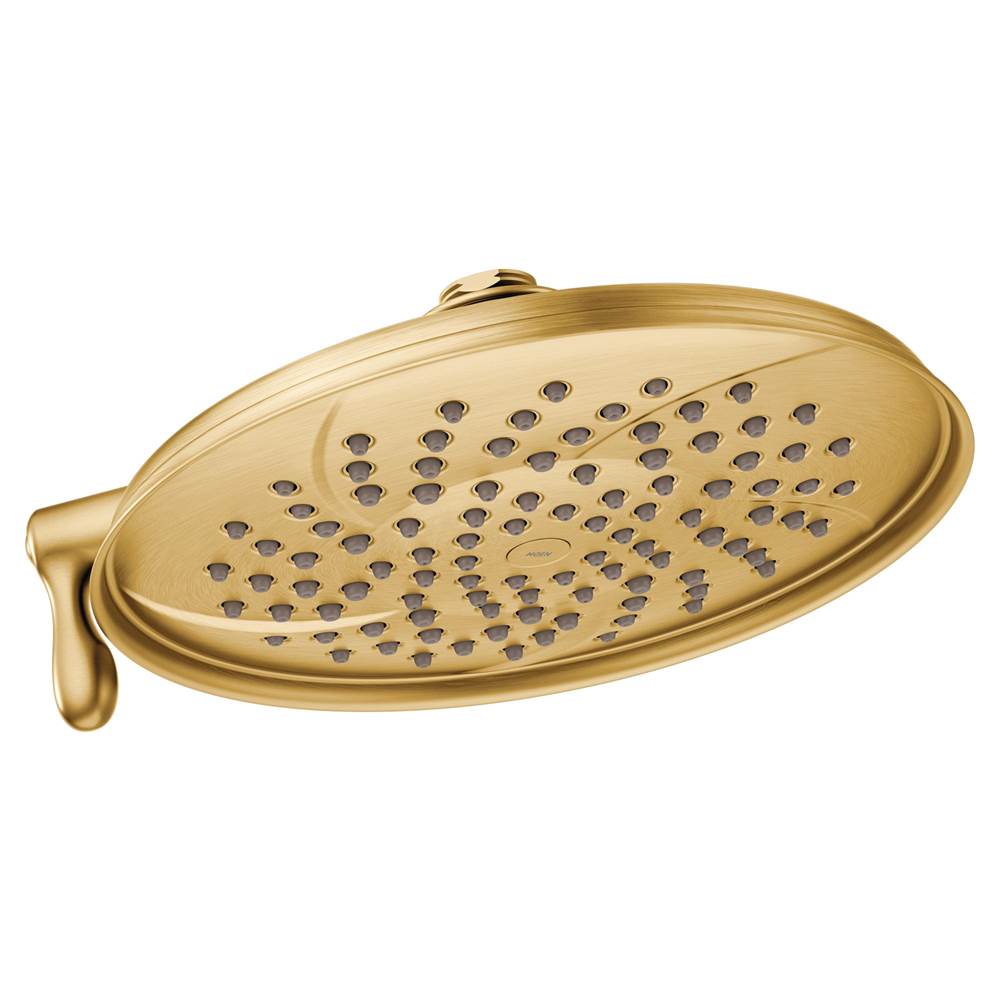 SPS Companies, Inc.MoenIsabel 8-Inch Two-Function Showerhead with Immersion Technology, Brushed Gold