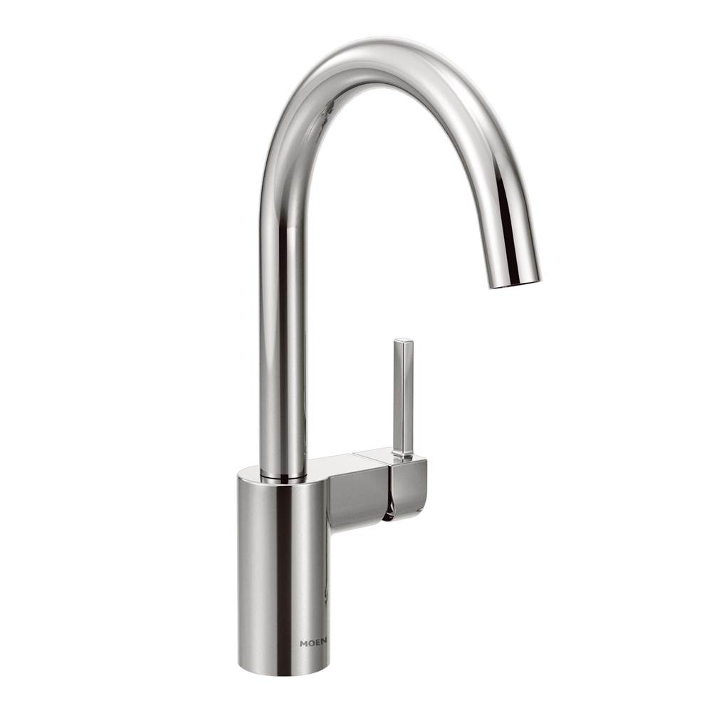 SPS Companies, Inc.MoenAlign One-Handle High-Arc Modern Kitchen Faucet, Chrome