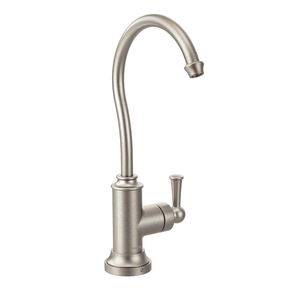 SPS Companies, Inc.MoenSip Traditional Cold Water Kitchen Beverage Faucet with Optional Filtration System, Spot Resist Stainless