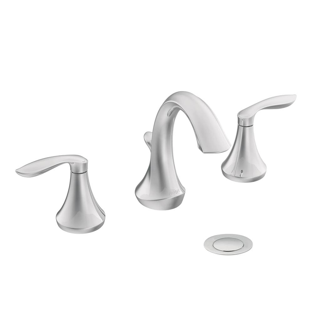SPS Companies, Inc.MoenEva 8 in. Widespread 2-Handle High-Arc Bathroom Faucet Trim Kit in Chrome (Valve Sold Separately)