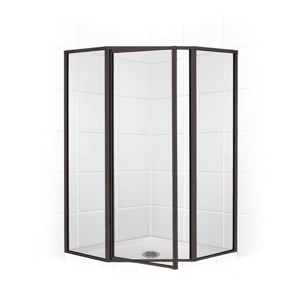 SPS Companies, Inc.Mustee And SonsNeo Angle Shower Enclosure with Clear Glass, 38'', Oil Rub Bronze