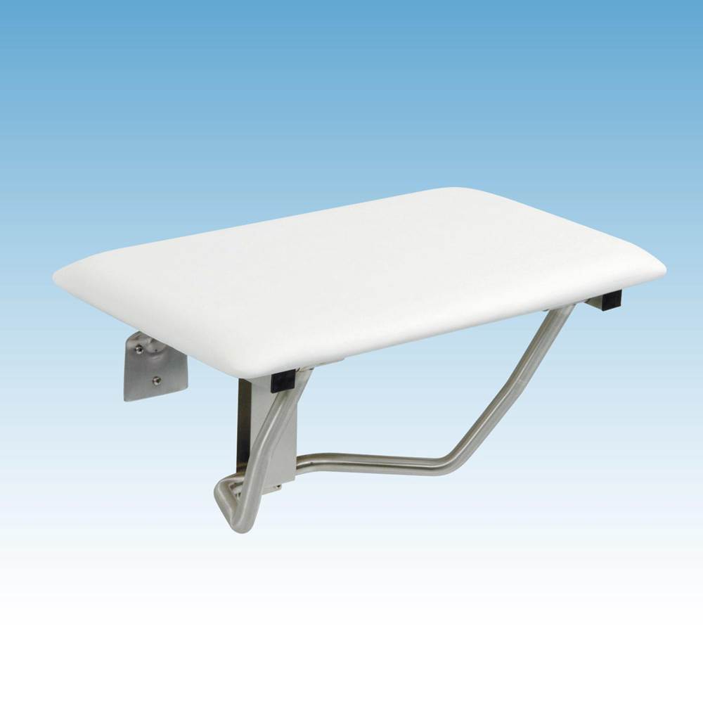 SPS Companies, Inc.Mustee And SonsPadded Fold Down Seat, 32'', Rectangular, Wall Mounting