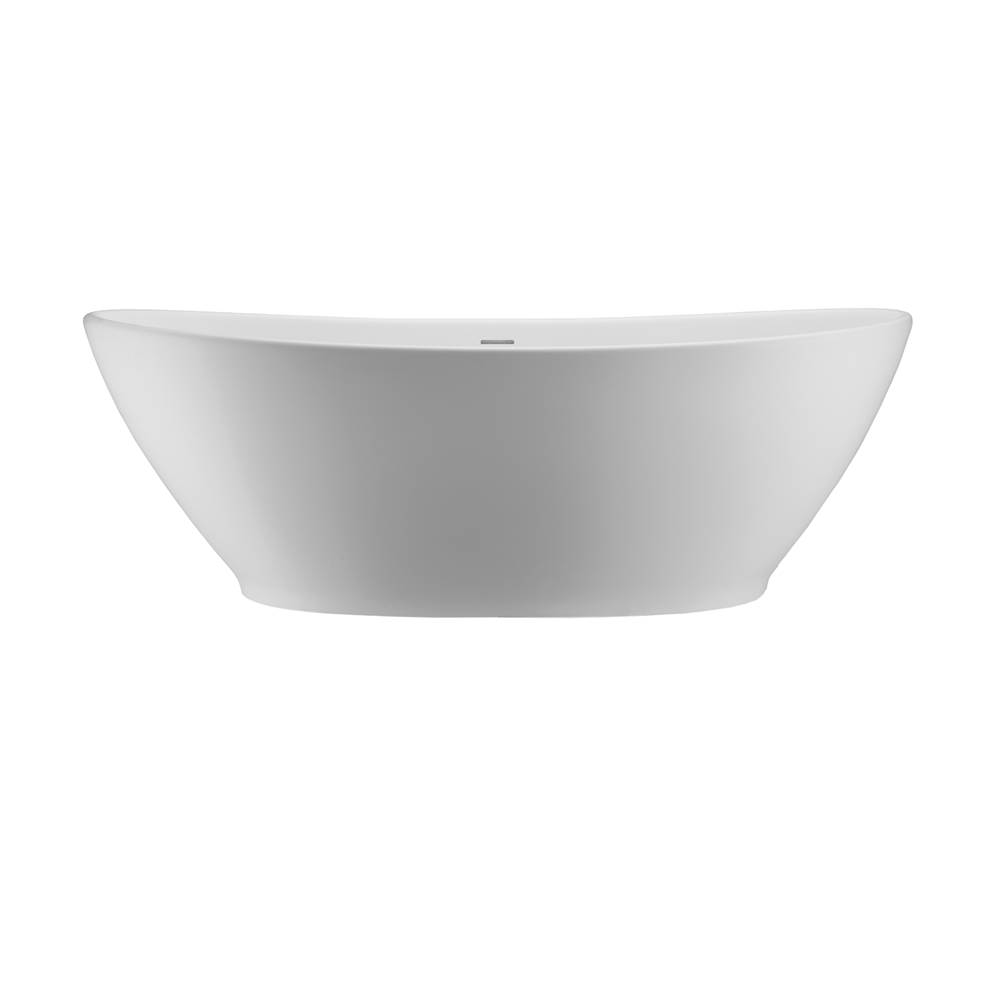 SPS Companies, Inc.MTI BathsElise Sculpturestone Freestanding Integral Pedestal Air Bath - Gloss White (63X32)