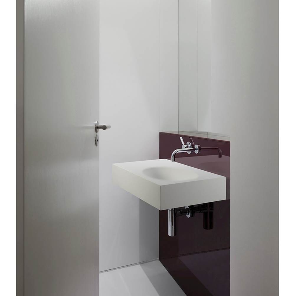 MTI Baths Wall Mount Bathroom Sinks item MTCS-736D-GL-WH-RH