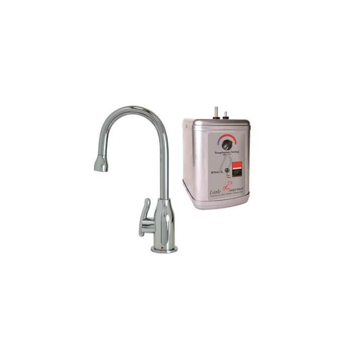 SPS Companies, Inc.Mountain PlumbingHot Water Faucet with Modern Curved Body & Handle & Little Gourmet® Premium Hot Water Tank