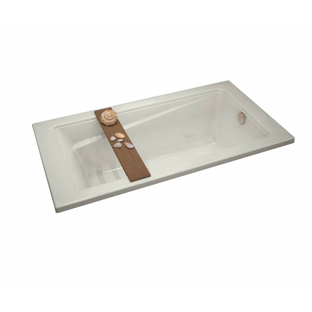 SPS Companies, Inc.MaaxExhibit 7236 Acrylic Drop-in End Drain Whirlpool Bathtub in Biscuit
