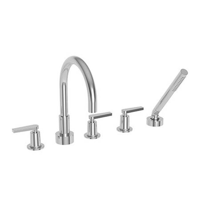 Newport Brass Deck Mount Roman Tub Faucets With Hand Showers item 3-2977/15A