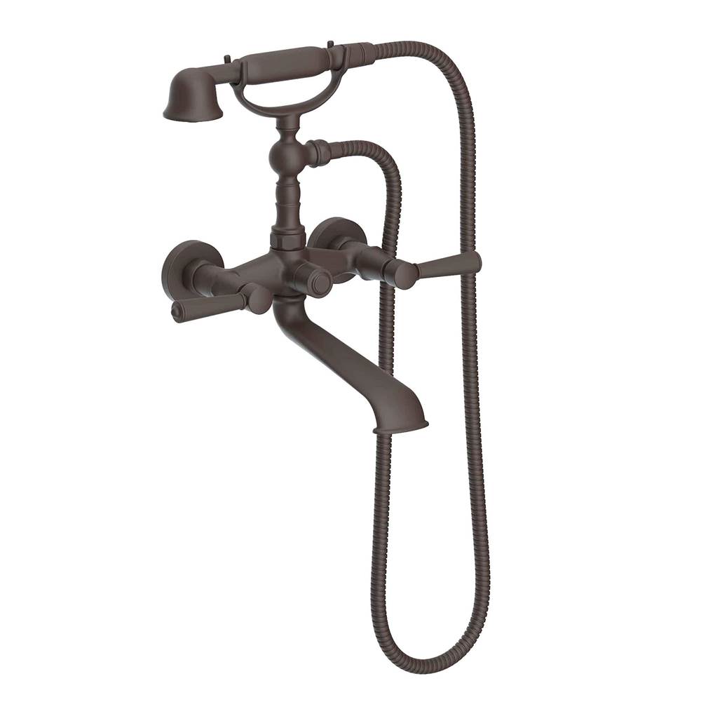Newport Brass Deck Mount Roman Tub Faucets With Hand Showers item 1200-4283/10B