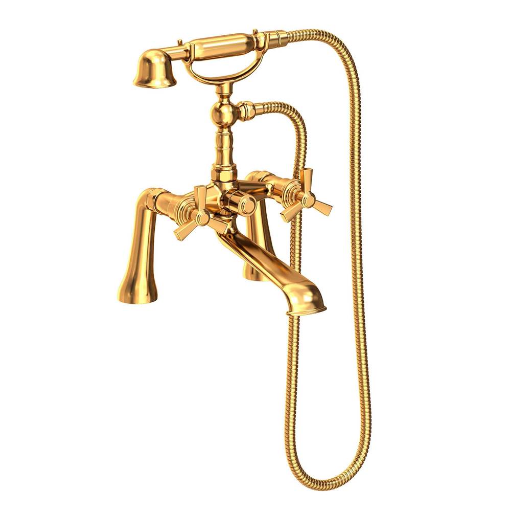 Newport Brass Deck Mount Roman Tub Faucets With Hand Showers item 1600-4272/034