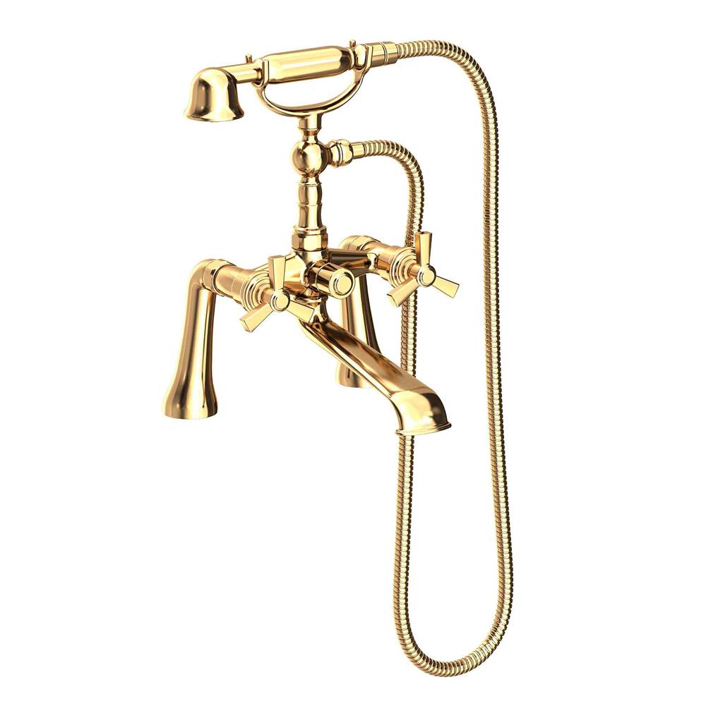 Newport Brass Deck Mount Roman Tub Faucets With Hand Showers item 1600-4272/03N
