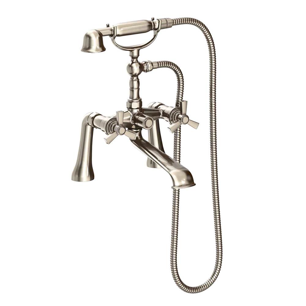 Newport Brass Deck Mount Roman Tub Faucets With Hand Showers item 1600-4272/15A