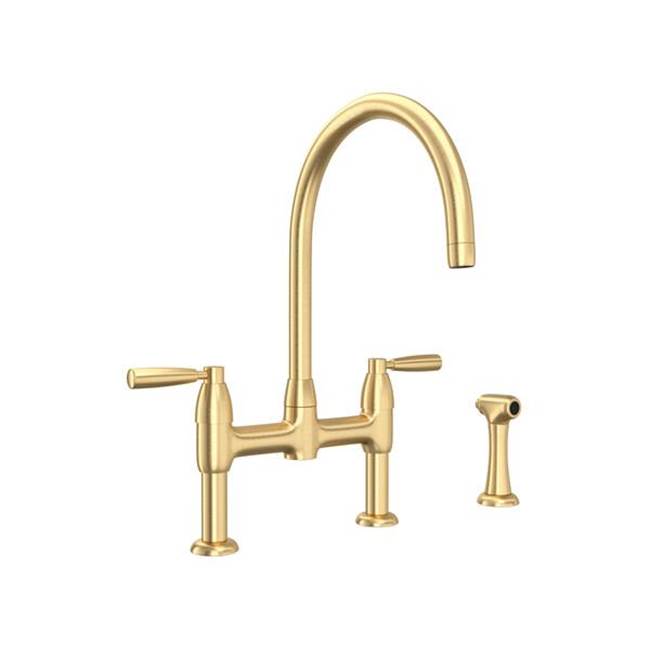 SPS Companies, Inc.RohlHolborn™ Bridge Kitchen Faucet With C-Spout and Side Spray