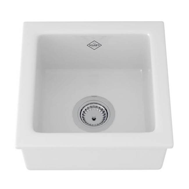 SPS Companies, Inc.RohlLancaster™ 15'' Single Bowl Fireclay Bar/Food Prep Kitchen Sink