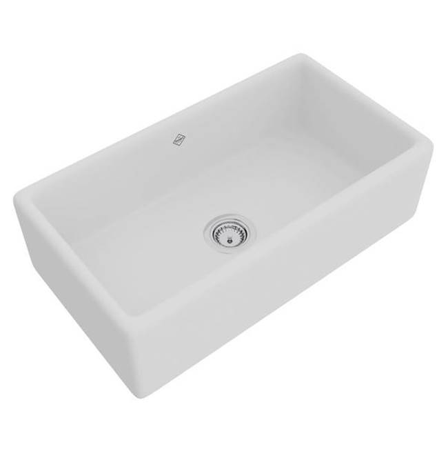 SPS Companies, Inc.RohlLancaster™ 33'' Single Bowl Farmhouse Apron Front Fireclay Kitchen Sink
